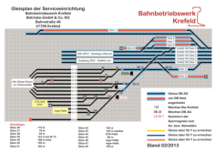 Gleisplan Bw Krefeld